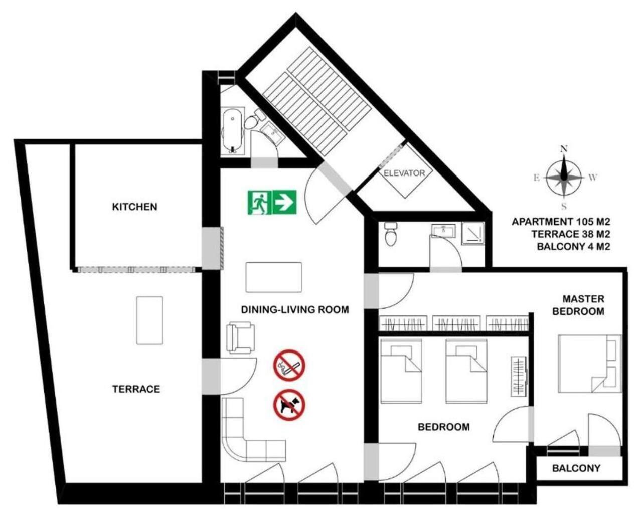 Appartamento 105M2 Penthouse Sea View Rijeka With Free Garage Parking Esterno foto